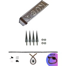 GMS Cg Çita Kuba Far Şapkası+4 Adet Sivri Vida ve Somun Seti (+Buji Kablo Kılıfı)