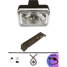 Rbk Cg Çita Siyah Kare Far + Ayyıldız Far Kaşı (+Buji Kablo Kılıf)