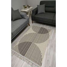 Kilim Home Cotton Serisi Dekoratif Dokuma Taban Saçaklı Kilim