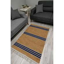 Kilim Home Cotton Serisi Dekoratif Dokuma Taban Saçaklı Kilim
