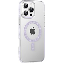 Eco Port Joko Apple Iphone 16 Pro Max Move Taşlı Magsafe Kapak - Lila