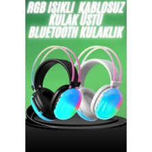 Eco Port Yeni Nesil Kulak Üstü Kablosuz Uzun Ömürlü Rgb Işıklı Bluetooth Kulaklık