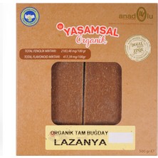 Yaşamsal Organik Tam Buğday Makarna Lazanya 500 gr