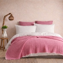 Mulberry 4 Katlı Müslin Pike Çift Kişilik I Battal Boy  – %100 Pamuklu, Nefes Alabilir, Yumuşak Dokulu Dört Mevsim Kullanım 240X260 cm