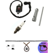 GMS Cup Sfc Kh Ateşleme Bobini+Buji ANAHATARI+A7TC Buji Seti (+Buji Kablo Kılıfı)