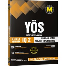 TR-YÖS GENEL YETENEK (IQ)-2 (KONU ANLATIMLI-ÖRNEK ÇÖZÜMLÜ)