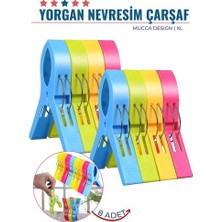 İsmiyle Al Turk Xl Yorgan Nevresim Çarşaf Mandalı 8 Adet Mucca Design