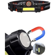 Eco Port Ledli Şarjlı Kafa Lambası LED Şarjlı Su Geçirmez Kafa Feneri