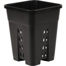 Potex Plastik 18 Litre Delikli Kare Saksı