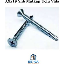 Seka Hand Tools 3,9X19 Yhb Matkap Uçlu Vida-1.9 cm Akıllı Vida 50 Adet