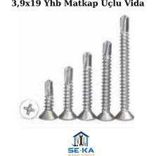 Seka Hand Tools 3,9X19 Yhb Matkap Uçlu Vida-1.9 Cam Akıllı Vida 25 Adet