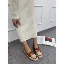 Erva'nın Butiği Taba Bej (Şila) Toka Detay Kadın Babet