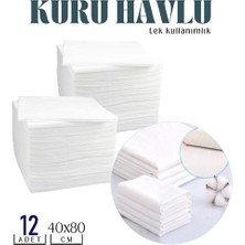 Toyigoo Turk Tek Kullanımlık Kuru Havlu Çok Amaçlı 40X80 cm 12 Adet