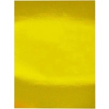 Bigibu Aynalı Metalik Metalize Fon Kartonu Altın Sarı (Gold) 50x70cm 5 Adet (Tek Renk)