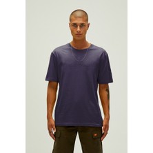 Bad Bear Erkek Mor Tişört Erkek T-Shirt Small Lınes T-Shırt Os Purple Tişört