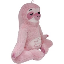 Esranın Dünyası Peluş Yogacı Tembel Hayvan 40 cm - Pembe (Lisinya)