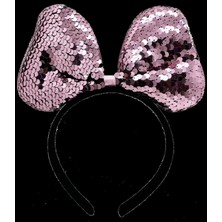 Home Renk Değiştiren Pullu Fiyonk Parti Tacı Pembe Gümüş