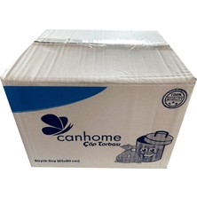 Canhome Mavi Büyük Boy Battal 65X80 Cm. 30 Litre Çöp Torbası Poşeti - 10 Adetlik 50 Rulo - Koli