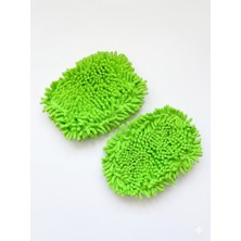 Hannah Araba Yıkama Fırçası Için Yedek Paspas 2 Adet Ayarlanabilir Yumuşak Mikrofiber Paspas Başlığı