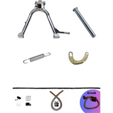 GMS Cg Çita Nikel Alt Sehpa (Çift Ayak)+Hilal+Yay+Mil Seti (+Buji Kablo Kılıfı)