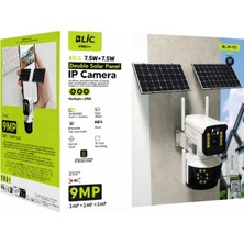 Blm-93: 9mp 4g Sım Kartlı 2 Lensli 3 Görüntülü Solar Kamera