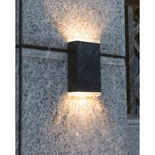 Ack AG60-19801 IP54 Çift Yönlü Solar LED Bahçe Duvar Apliği