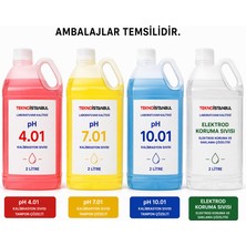 Tekno İstanbul pH 4.01 - 7.01 - 10.01 - Elektrod Koruma Sıvısı / Kalibrasyon Sıvıları 2 litre