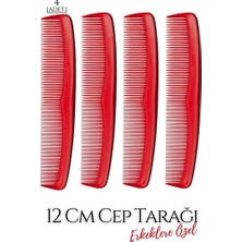 Toyigoo Turk 12 cm Erkek Cep Tarağı 4 Adet