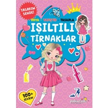 Parlayan Yıldız Işıltılı Tırnaklar Boya-Yapıştır-Tasarla