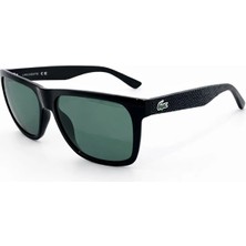 Lacoste L 732S 005 56 Erkek Dikdörtgen Siyah Kemik Güneş Gözlüğü
