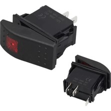 TeknoKapsül Swion Işıklı 3p On-Off 12-24V Marın Switch (IC-134M)