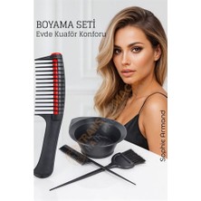 Feifei Saç Boyama Seti 3’lü ve Saç Boya Sıyırıcı Tarak Seti Fırça Boya Kabı ile - FEİ7354-141