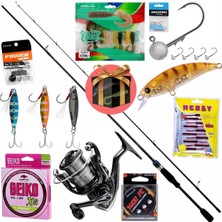 Fujin Daiwa Ideal Başlangıç Hazır Lrf Olta Seti (Sürpriz Hediyeli)