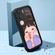 HONTINGA Vıvo Y31 5g ile Uyumlu Kılıfı Düşüme Önleyici Basitlik Anti Düşme Kamera Korumali Şirin Kedi Kız Siyah Desen Yumuşak Silikon Telefon Kılıfı Kadın ve Erkek Için Uygundur K2-0060