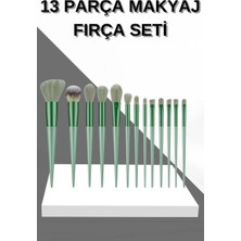 Home 13 Parça Makyaj Fırça Seti Far Fırçası Allık Fırçası Yumuşak Uçlu