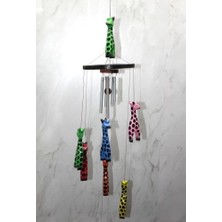 Gültekin Ahşap Zürafalı Rüzgar Çanı