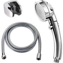 Gültekin Su Tasarruflu Duş Başlığı Aç Kapa Özellikli 3 Kademeli Su Akış Ayar Fonksiyonu