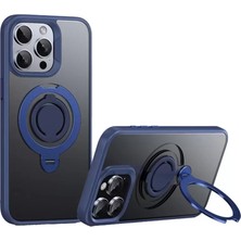 TeknoKapsül Iphone 15 Avatar 360 Dönen Magsafe Kapak - Lacivert