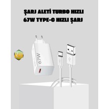 TeknoKapsül 67W Süper Hızlı Şarj Adaptörü Kablo Seti – Güvenli, Kompakt Ergonomik Tasarım