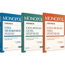 Monopol Yayınları Adli Idari Hakimlik Ceza Hukuku Konu Anlatım 3'lü Set 2026