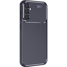TeknoKapsül Galaxy S25 Kılıf Auto Focus Karbon Kapak - Lacivert