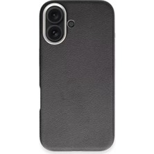 TeknoKapsül Iphone 16 Wonder Deri Magsafe Kapak - Siyah