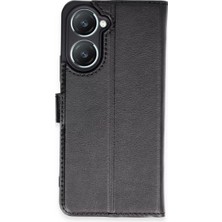 TeknoKapsül Y18 Kılıf S Kapaklı Kılıf - Siyah