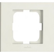 Ovivo Grano Beyaz Tekli Çerçeve Modern Tasarım Yüksek Dayanıklılık