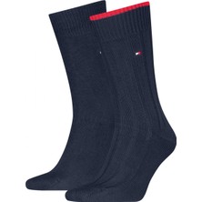 Tommy Hilfiger Th Men Sock 2p Struc Erkek Lacivert Çorap - S701236317