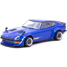 Gültekin Tarmac Works 1/64 Nissan Fairlady Z S30 Widebody Blue - Designed By Jon Sibal