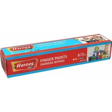 Gültekin ERN-710 Heroes Color 6lı Parmak Boya - Eren Oyuncak