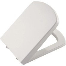 Gültekin Premium Lüks Kare Amartisörlü Yavaş Kapanan Klozet Kapağı