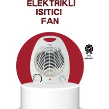 Gültekin 2000W Taşınabilir Elektrikli Fanlı Isıtıcı – Hızlı Isınma, Kompakt Boy