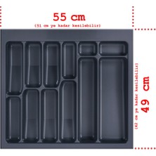Fullaks Çekmece İçi Kaşıklık 55x49 Kumlu Yüzey